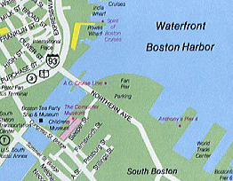 Waterfront Boston harbor